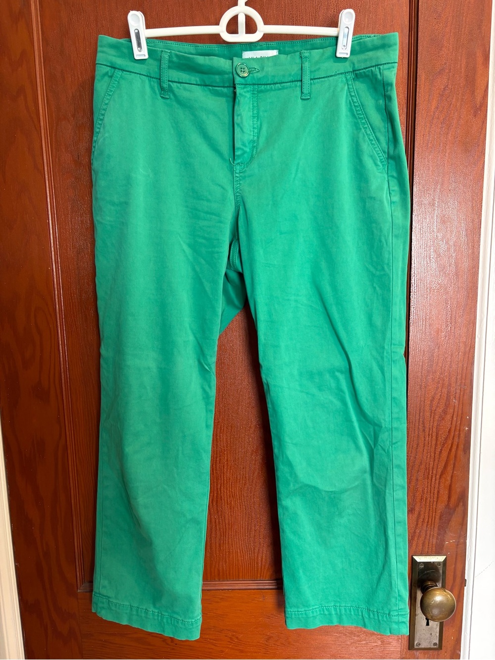 LILA RYAN Vibrant Green Chino Pants